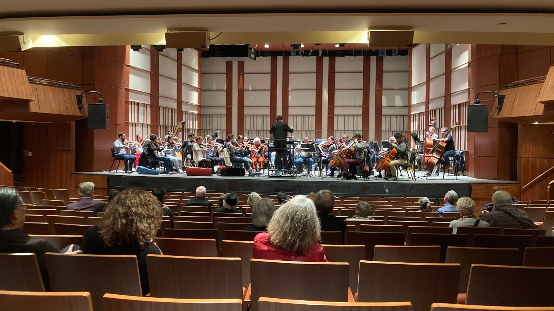 A Kingston Symphony rehearsal at Grand Theatre