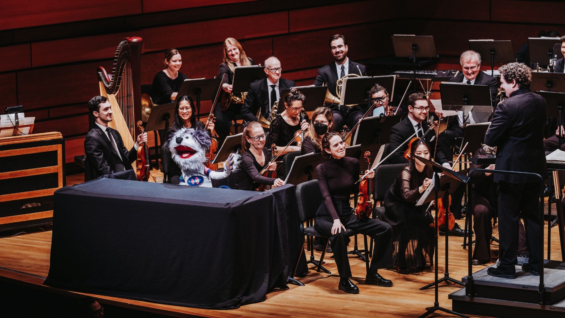 Kingston Symphony and Harmon performing at the Isabel.